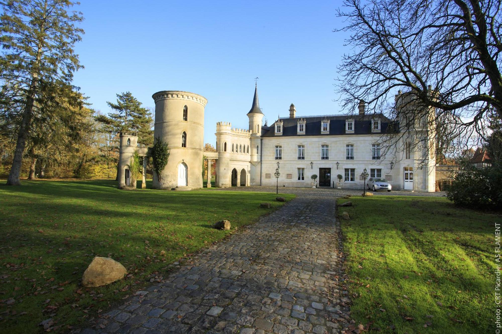 Bruyères-et-Montbérault Chateau De Breuil B&B 객실 사진