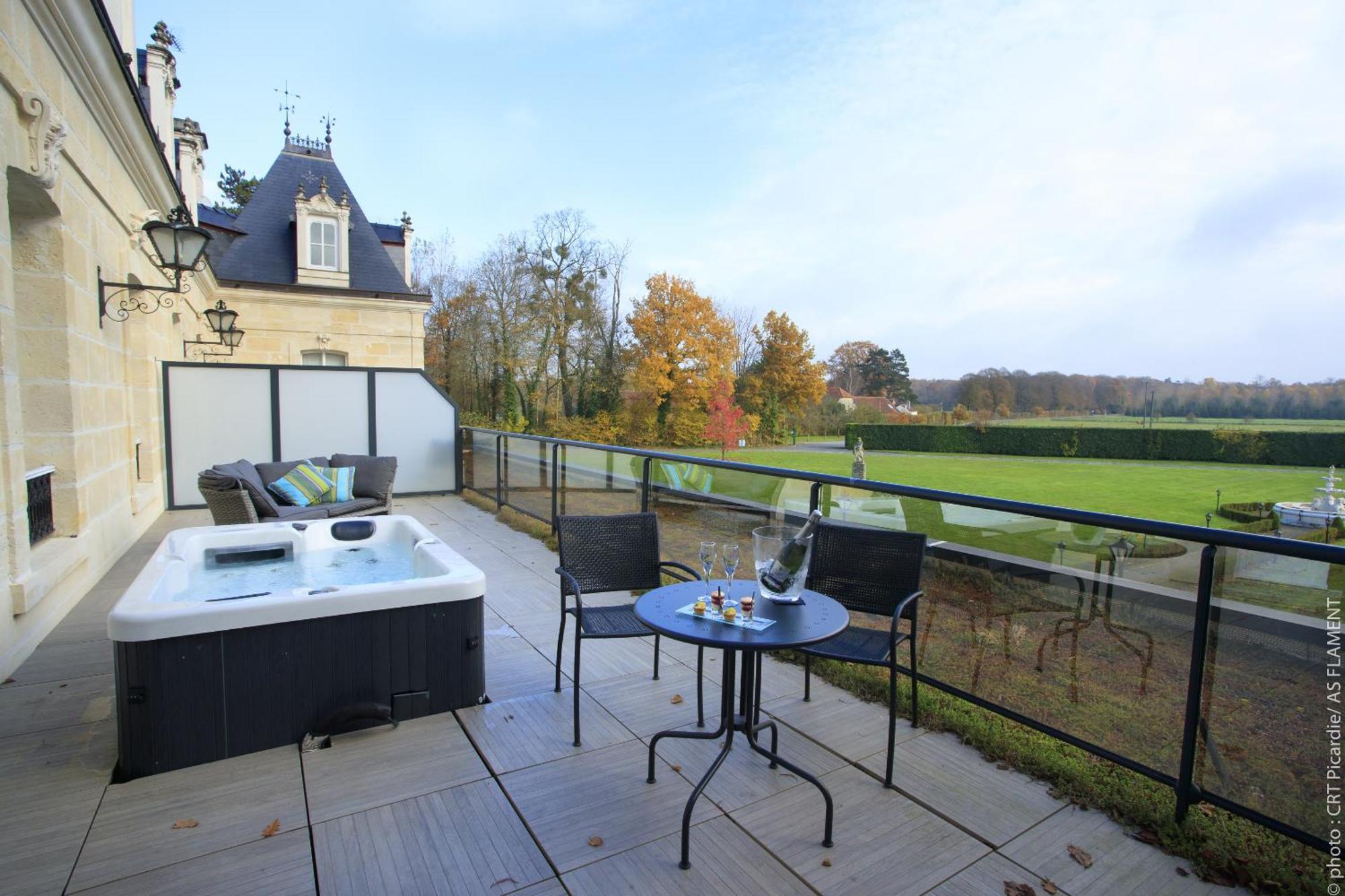 Bruyères-et-Montbérault Chateau De Breuil B&B 객실 사진